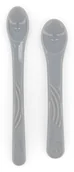 Sztućce dla dzieci - Twistshake łyżeczka do karmienia 2x Set 4+m pastelowoszara - miniaturka - grafika 1