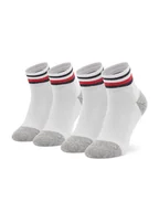 Skarpetki dla dzieci - Tommy Hilfiger Zestaw 2 par wysokich skarpet dziecięcych 100001501 Biały - miniaturka - grafika 1