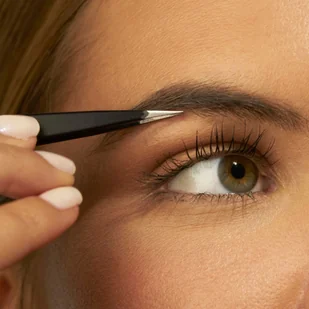 Tweezerman tweez erman koronka Point pęseta wykonana ze stali nierdzewnej czarny 1241-BR - Akcesoria i kosmetyki do stylizacji brwi - miniaturka - grafika 6