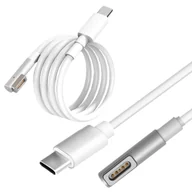 Kable komputerowe i do monitorów - Szybki i wytrzymały kabel USB-C/MS1L 100W 2m do ładowania Apple Macbook, biały - miniaturka - grafika 1
