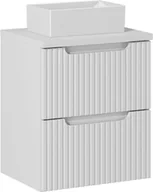 Meble łazienkowe - Zestaw meblowy 50cm z umywalką nablatową - miniaturka - grafika 1