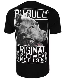 Koszulki sportowe męskie - Pit Bull T-shirt Origin Black - grafika 1