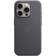 Etui i futerały do telefonów - Apple Etui z tkaniny FineWoven do iPhone 15 Pro z MagSafe – Czarne - miniaturka - grafika 1