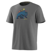 Koszulki sportowe męskie - Męska koszulka Smartwool Men's Bear Strata Active Short Sleeve Graphic Tee Rozmiar: XL / Kolor: szary - miniaturka - grafika 1