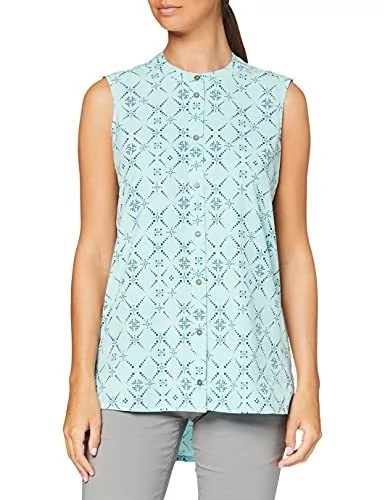 Jack Wolfskin Koszula SONORA MAORI SLEEVELESS W aqua all over - M 1402672-7757