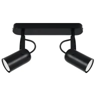 Lampy sufitowe - Sufitowa lampa Lofta 04394 Ideus reflektorki regulacja czarna - miniaturka - grafika 1