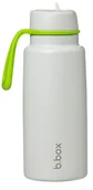 Butelki dla niemowląt - Butelka Termiczna Termos Ze Stali Nierdzewnej Ze Składanym Ustnikiem 1L Lime Time B.box - miniaturka - grafika 1