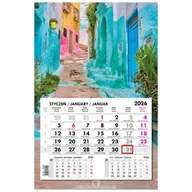 Kalendarze - Kalendarz 2026 jednodzielny główka płaska Maroko - kalendarz - miniaturka - grafika 1