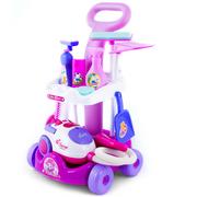 Zabawki AGD - Kinderplay Zestaw Do Sprzątania Odkurzacz Dźwięk KP2873 - miniaturka - grafika 1