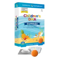 Witaminy i minerały - Nordic Naturals Children's DHA Gummies 600 mg Omega-3 30 żelek o smaku owoców tropikalnych - miniaturka - grafika 1