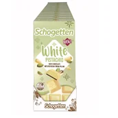 Słodkie kremy i masła - Schogetten Czekolada Biała z Nadzieniem Pistacjowym 100g - miniaturka - grafika 1