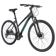 Rowery - Indiana Rower crossowy X-Cross 3.0 D21 damski Czarno-zielony Raty 21ME30153 - miniaturka - grafika 1