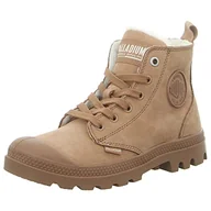 Sneakersy damskie - Palladium Damskie sneakersy Pampa Hi Zip Wl, Brąz akt, 37 EU - miniaturka - grafika 1