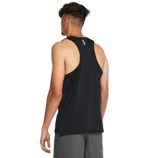 Under Armour Launch Podkoszulek czarny, odblaskowy, XS - Koszulki sportowe męskie - miniaturka - grafika 1