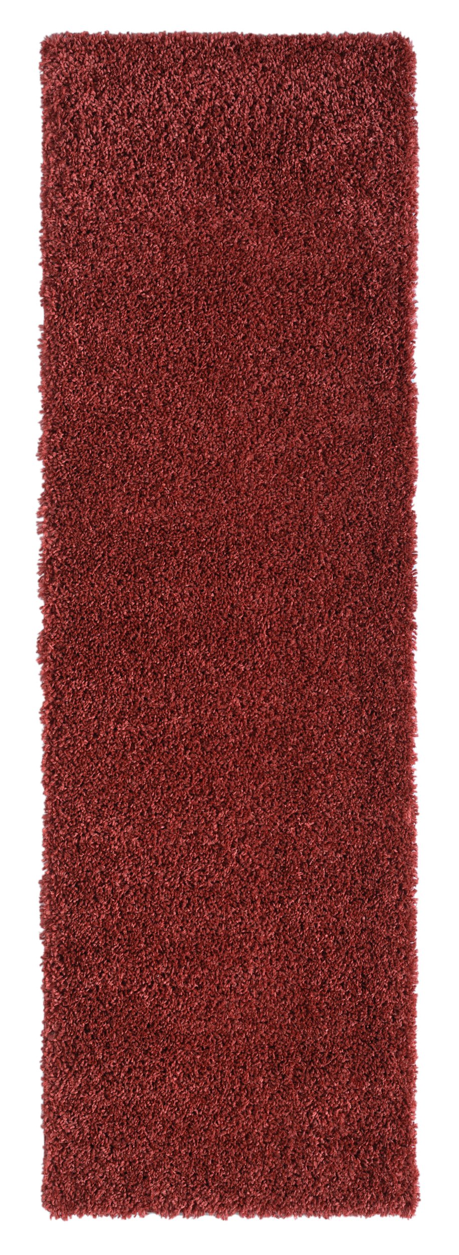 Dywan MY-RUG, dywan z wysokim włosiem Shaggy Star, 250x80, czerwony, lekko błyszczący, wyjątkowo puszysty, bieżnik