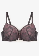 Biustonosze - Szaro-Różowy Biustonosz z Koronką i Metaliczną Ozdobą Valzedia - miniaturka - grafika 1