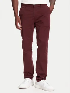 BOSS Chinosy 50510933 Bordowy Slim Fit - Spodnie męskie - miniaturka - grafika 1