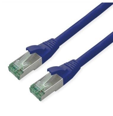 ROLINE RM S/FTP PiMF Patch Cord Cat.6A, niebieski, 1 m