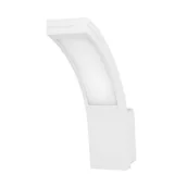 Lampy ogrodowe - PIRYT LED 10W, oprawa ogrodowa z czujnikiem ruchu 140st, 800lm, IP54, 4000K, BIAŁA - miniaturka - grafika 1