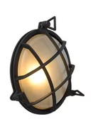 Lampy ogrodowe - Lucide DUDLEY Czarny śr. 23,5cm. E27 IP65 Kinkiet zewnętrzny 11890/25/30 - miniaturka - grafika 1