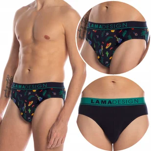 Slipy Męskie 2 PARY majtki bawełniane LAMA - M - Majtki męskie - miniaturka - grafika 1