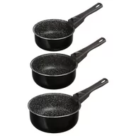 Zestawy garnków i patelni - Rondle Aluminiowe Z Powłoką Kamienną, 3 Rozmiary W Komplecie - miniaturka - grafika 1