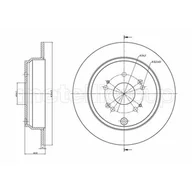 Szczęki hamulcowe - METELLI Tarcza hamulcowa 23-1135C - miniaturka - grafika 1