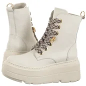 Botki damskie - Botki Beżowe 5681/022-F (KN37-a) Karino - miniaturka - grafika 1