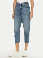 Spodnie damskie - Tommy Jeans Jeansy DW0DW19768 Niebieski Mom Fit - miniaturka - grafika 1