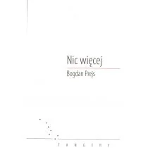 Convivo Nic więcej Bogdan Prejs - Poezja - miniaturka - grafika 1