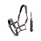 Uwiąz - Spooks Zestaw kantar + uwiąz LUHNA - grey - miniaturka - grafika 1