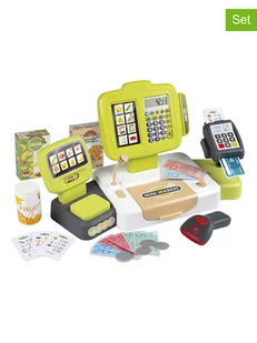 Smoby Elektroniczna kasa sklepowa z akcesoriami - 3+ - Zabawy w naśladowanie dorosłych - miniaturka - grafika 1