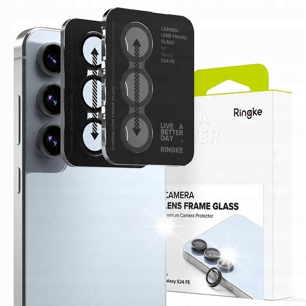 RINGKE SZKŁO NAKŁADKA OSŁONA NA APARAT DO GALAXY S24 FE + APLIKATOR