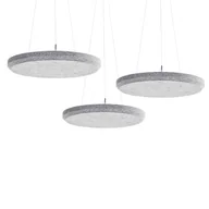 Meble modułowe i akcesoria - Panel akustyczny SATELLITE, sufitowy, Ø600 mm, 3 szt., szary - miniaturka - grafika 1