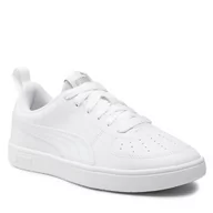 Sneakersy damskie - Puma Sneakersy Rickie Jr 384311 01 White/Glacier Gray - miniaturka - grafika 1