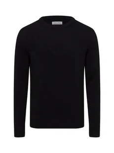 Jack & Jones Męski sweter z dzianiny Mężczyźni czarny jednolity, S - Swetry męskie - miniaturka - grafika 1