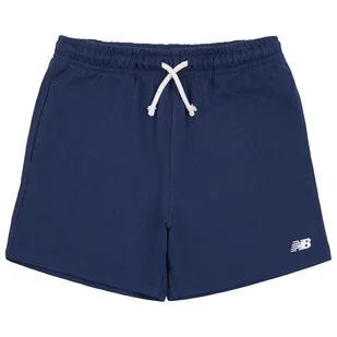 Spodenki dziecięce New Balance LAKB0008NNY - granatowe - Spodnie i spodenki dla dziewczynek - miniaturka - grafika 1