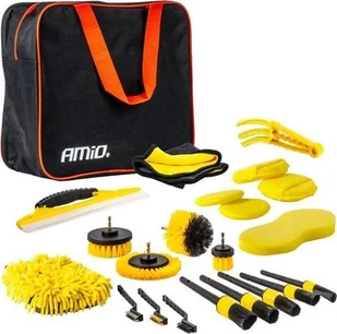 Zestaw detailingowy do czyszczenia samochodu auto detailing 22 el. AMIO-04329 - Akcesoria do mycia samochodu - miniaturka - grafika 1