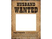 Wesele i ślub - Party Deco Foto rekwizyty Husband Wanted/Wife Wanted - 2 elem. TDZ5 - miniaturka - grafika 1