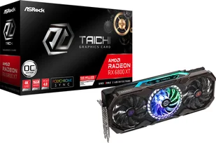 ASRock Radeon RX 6800 XT Taichi X OC 16G B GDDR6 RX6800XT TCX 16GO RX6800XT TCX 16GO - Karty graficzne - miniaturka - grafika 1