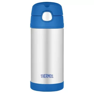 Thermos Termos dziecięcy ze słomką 355 ml niebieski (stalowy) 120014 - Termosy - miniaturka - grafika 1