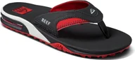 Klapki i japonki męskie - japonki męskie REEF REEF FANNING PREGAME BLACK/RED - miniaturka - grafika 1