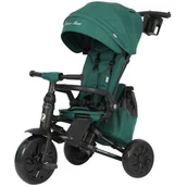 Rowerki trójkołowe - Trójkołowiec QPLAY Nova Max Siedzisko 360°, Aluminiowa rama, Wolne koło, Opony EVA Zielony - miniaturka - grafika 1