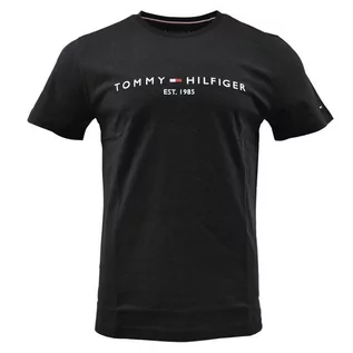 Koszulki męskie - Koszulka męska Tommy Hilfiger T-Shirt czarna - MW0MW11465BAS - M - grafika 1