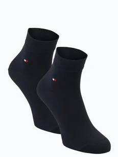 Tommy Hilfiger Skarpety pakowane po 2 szt. Mężczyźni Bawełna niebieski jednolity, 39-42 - Skarpetki męskie - miniaturka - grafika 1