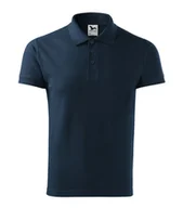 Odzież robocza - KOSZULKA POLO MĘSKA MALFINI COTTON HEAVY 215, GRANATOWY - miniaturka - grafika 1