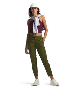 THE NORTH FACE Never Stop Wearing Spodnie Forest Olive M - Koszulki i topy damskie - miniaturka - grafika 1