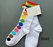Skarpetki męskie - Kolorowe skarpety Happy Socks unisex rozmiar 36-40 (2042) - miniaturka - grafika 1