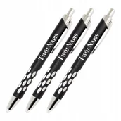 Długopisy - Długopisy grawer reklamowe z logo personalizowane świecący latarka 50szt - miniaturka - grafika 1