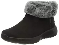 Botki damskie - Skechers Damskie botki On-The-go Joy Boots, czarny zamsz, 38 EU - miniaturka - grafika 1